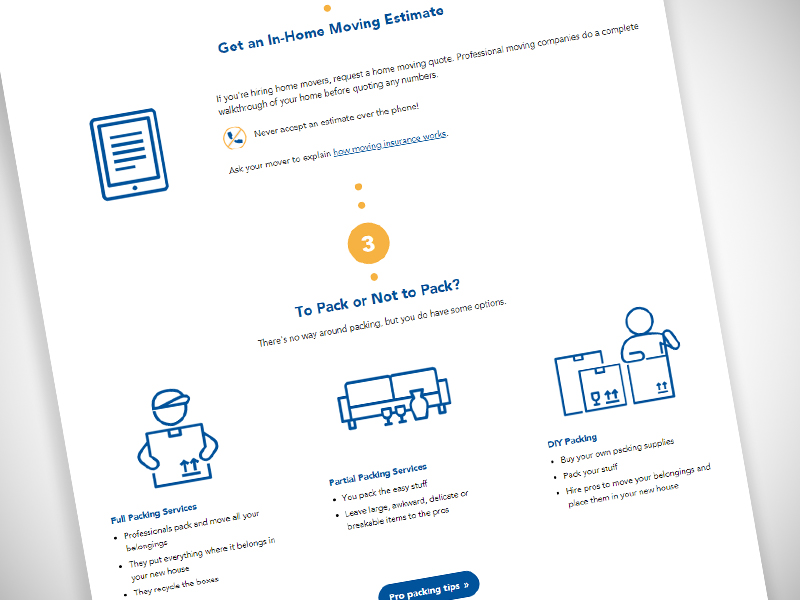 6 steps to an easier home move